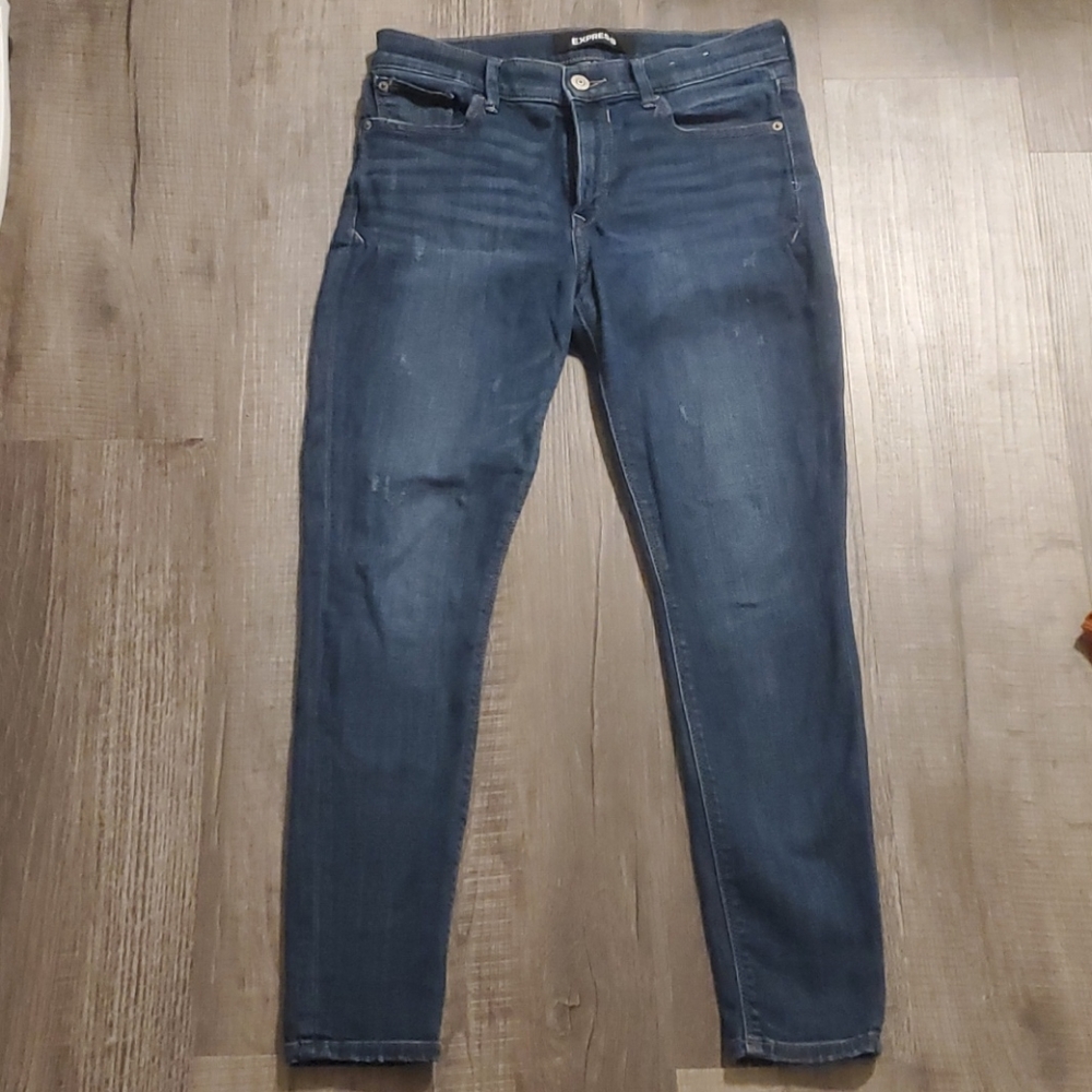 Express Legging Mid Rise size 6s dark denim